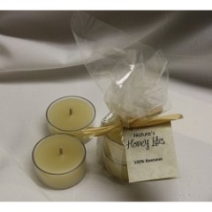 Nature's Honey Lite Tealight Candles made in BC - Set of 2